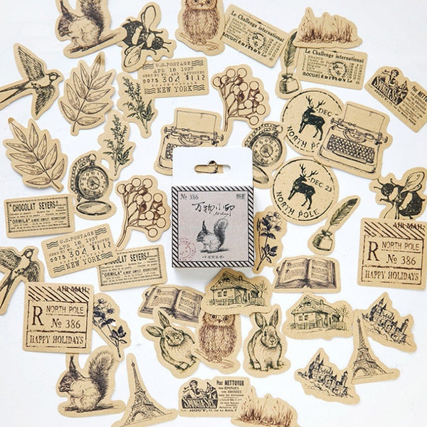 Curiosity Cabinet Stickers — 46 Pieces