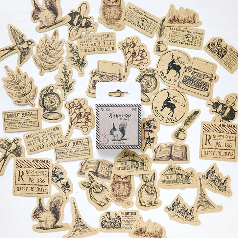 Curiosity Cabinet Stickers — 46 Pieces