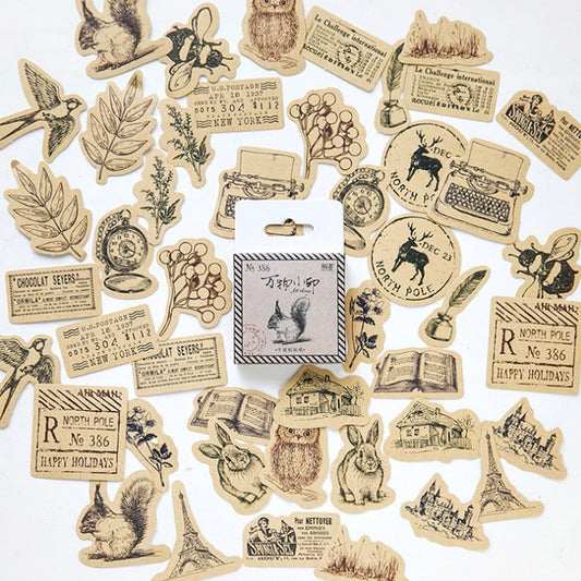 Curiosity Cabinet Stickers — 46 Pieces